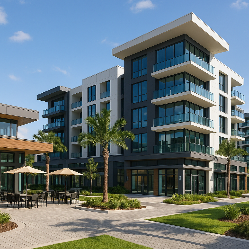 Florida Modern Mixed-Use Development